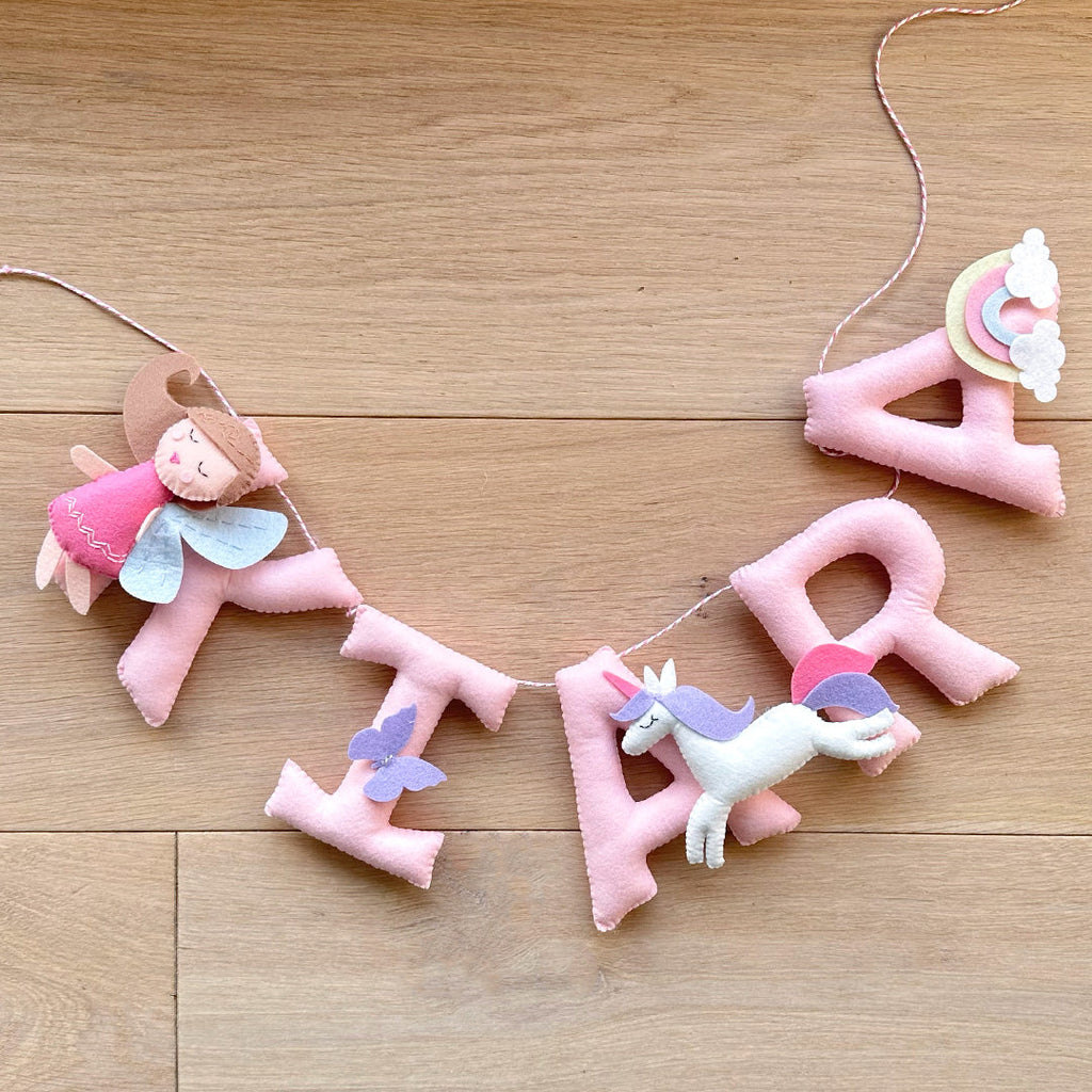 Unicorn Fairy Name Hanging