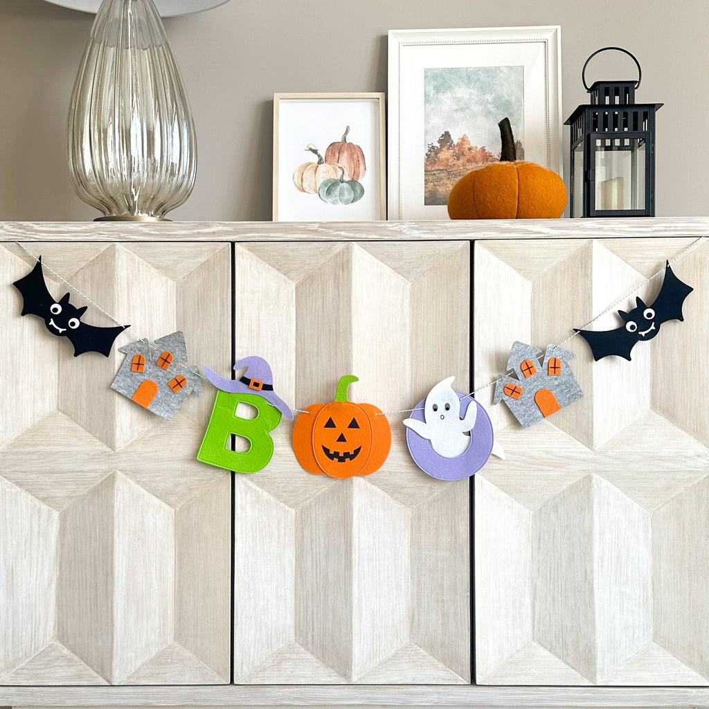 Halloween Boo Garland