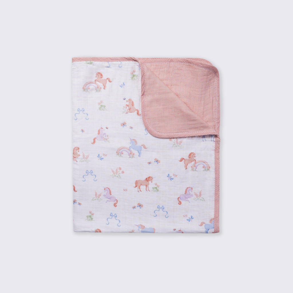 Unicorn Bows Bedding Set