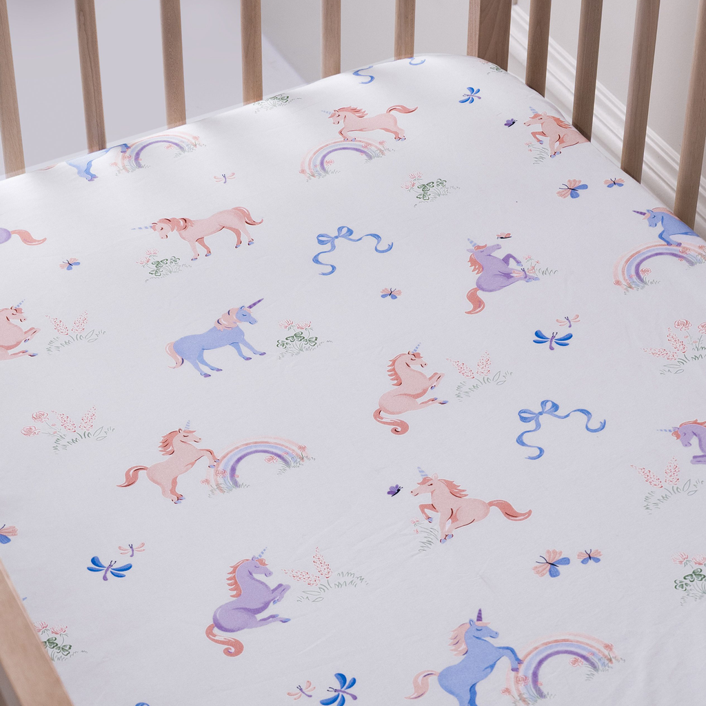 Unicorn Bows Bedding Set