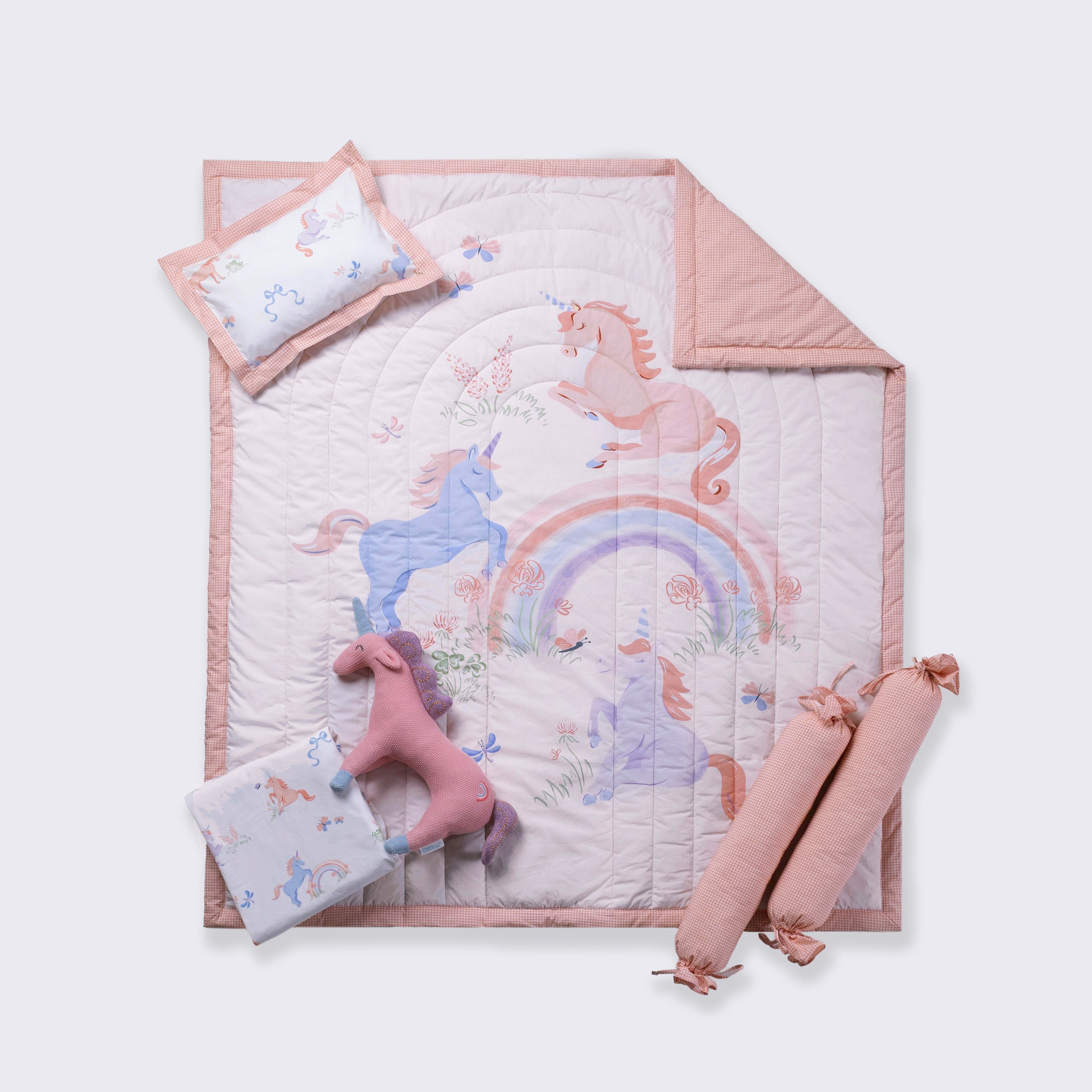 Unicorn Bows Bedding Set