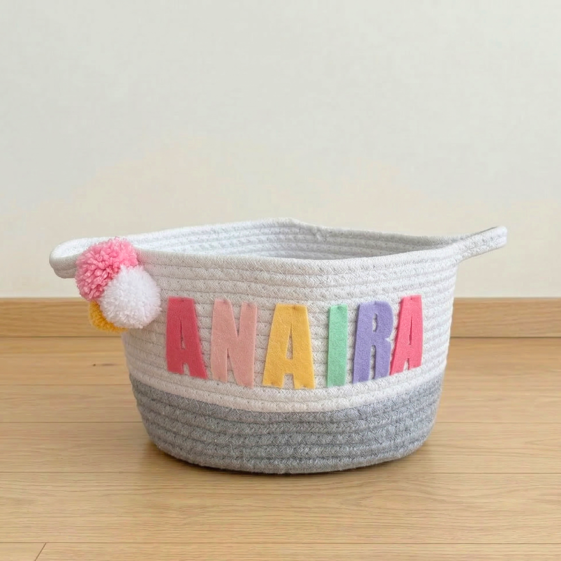 Rainbow Personalisation Storage Basket