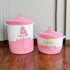 Rainbows Daisies Storage Basket