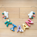 Rainbow Skies Name Hanging