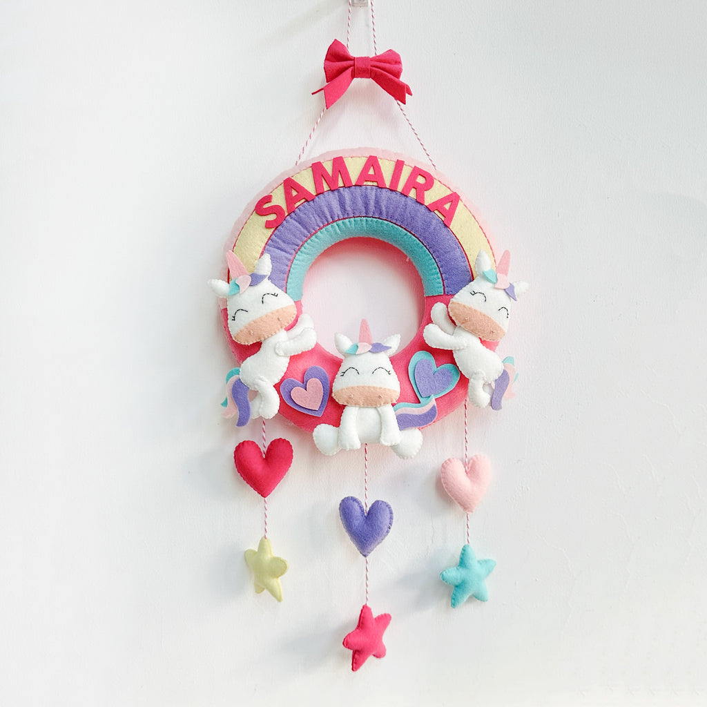 Unicorn Adventures Name Hanging