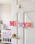 Blush Name Plaque