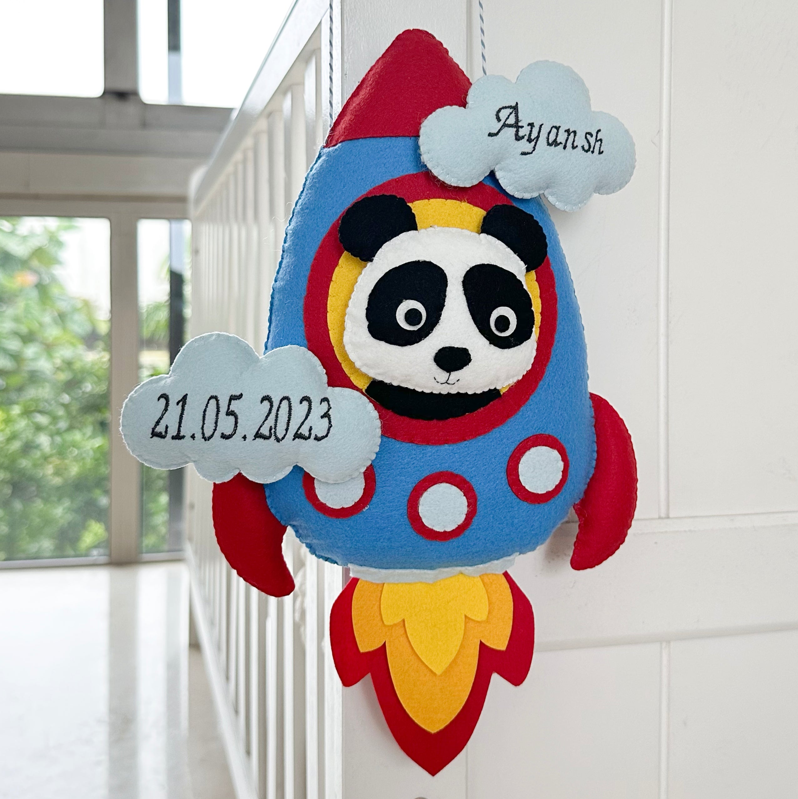 Panda A Name Hanging