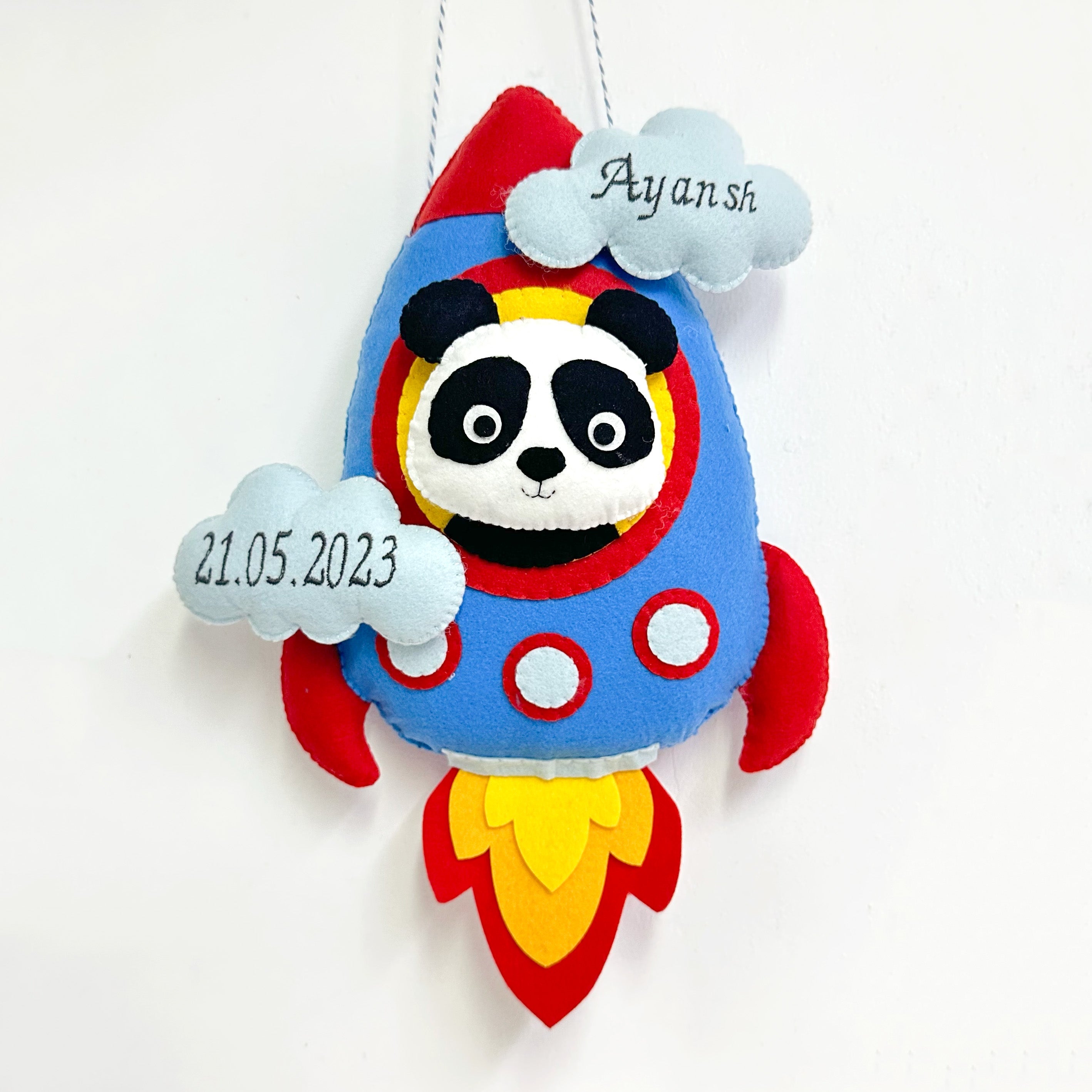 Panda A Name Hanging