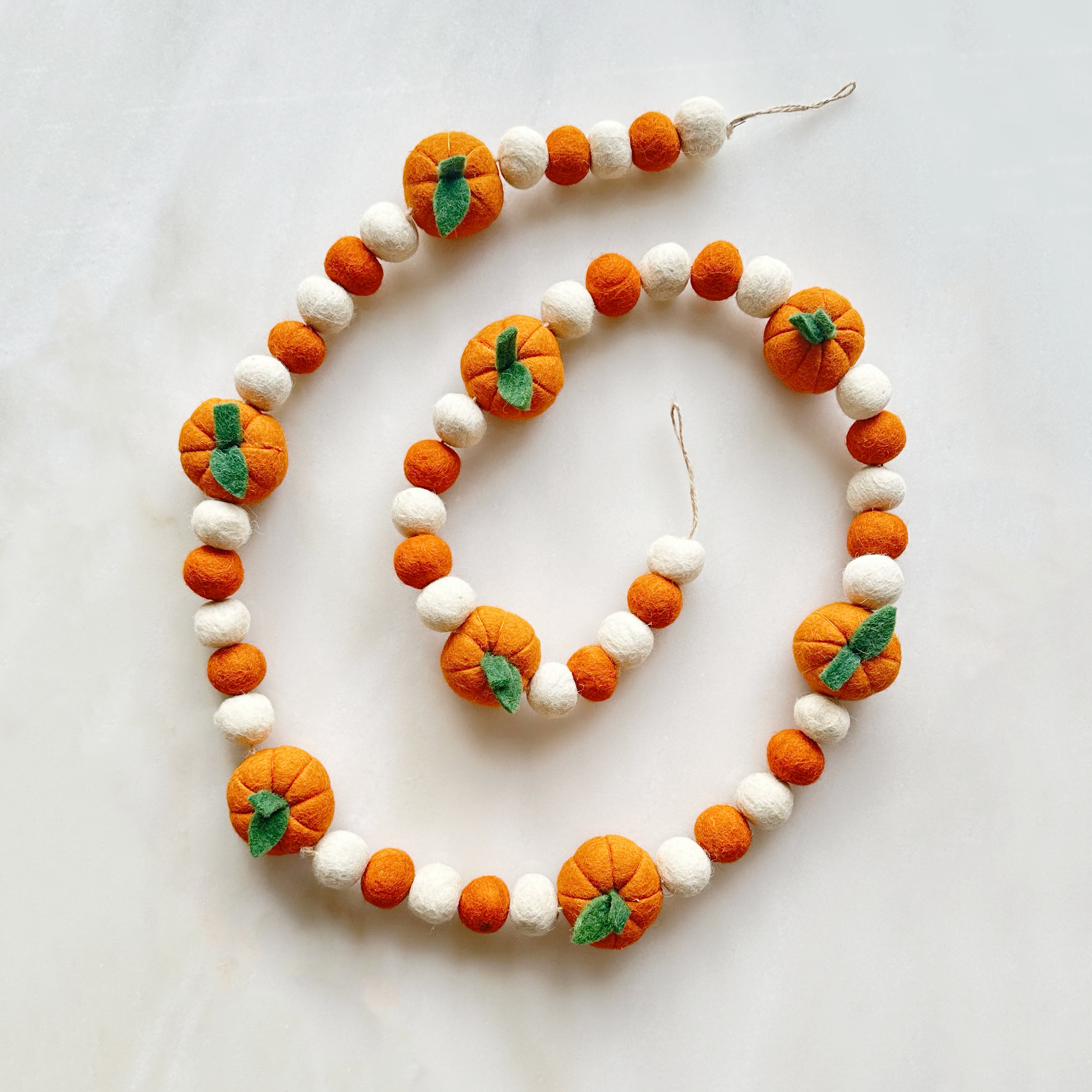 D Pumpkin Halloween Garland