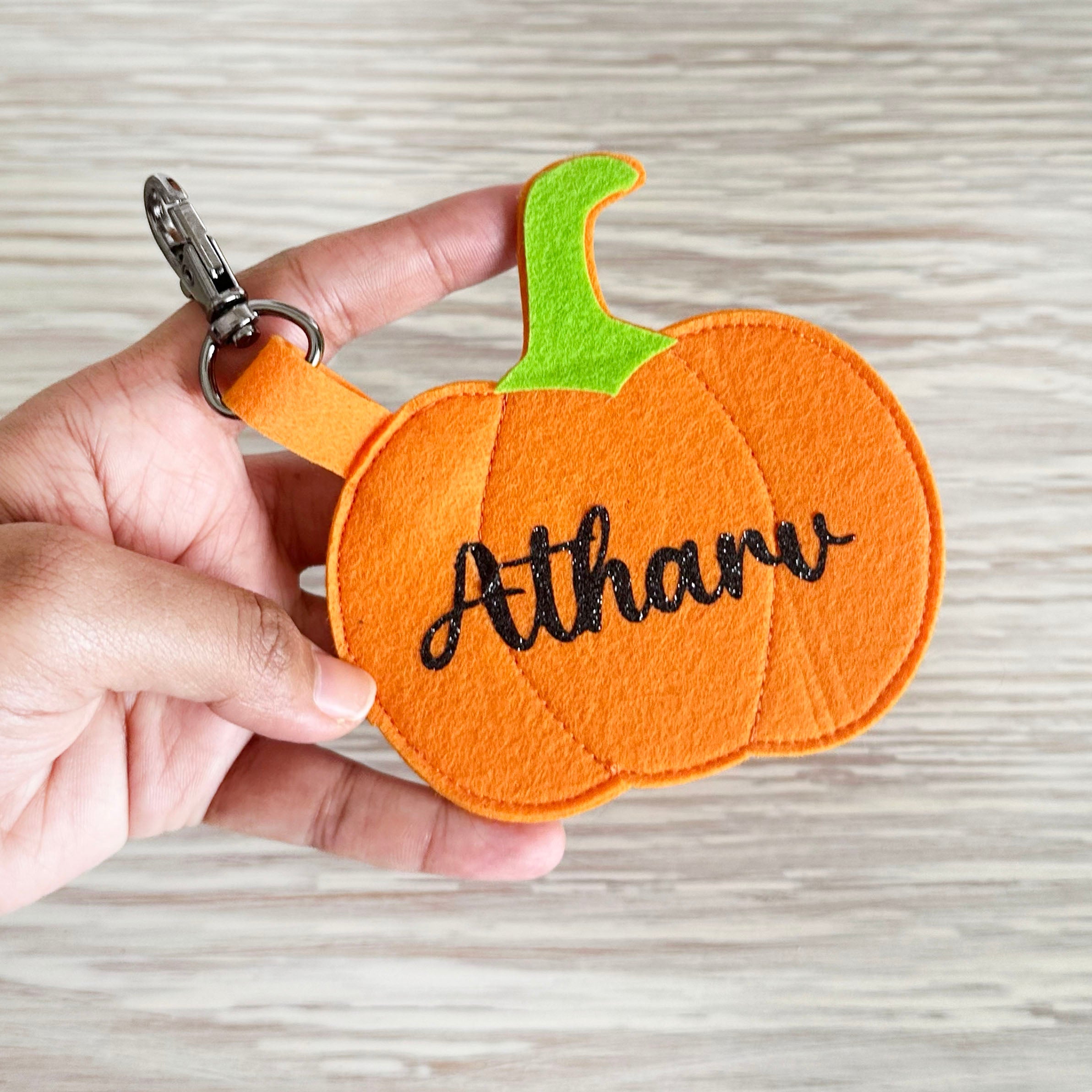 Pumpkin Halloween Keychain
