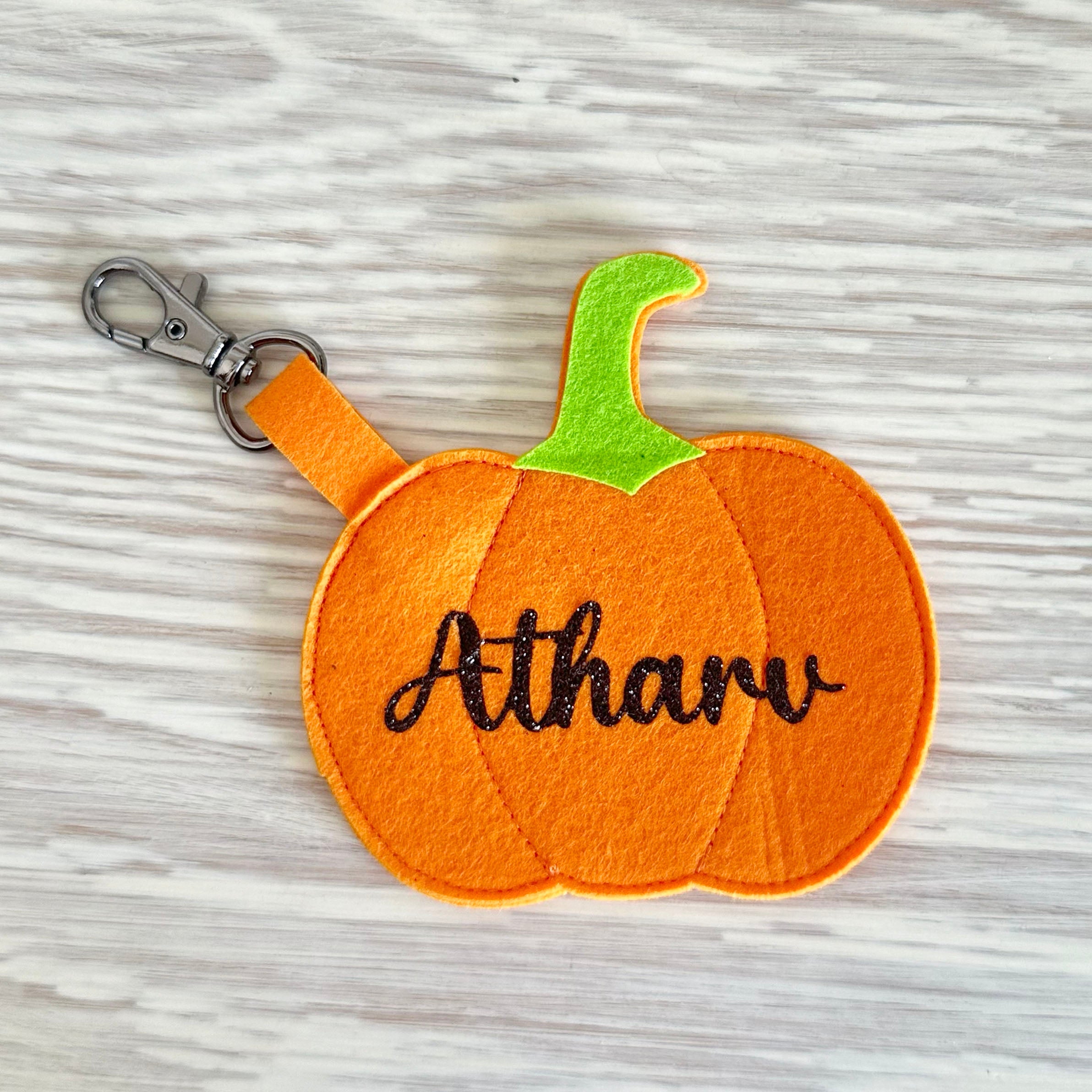 Pumpkin Halloween Keychain