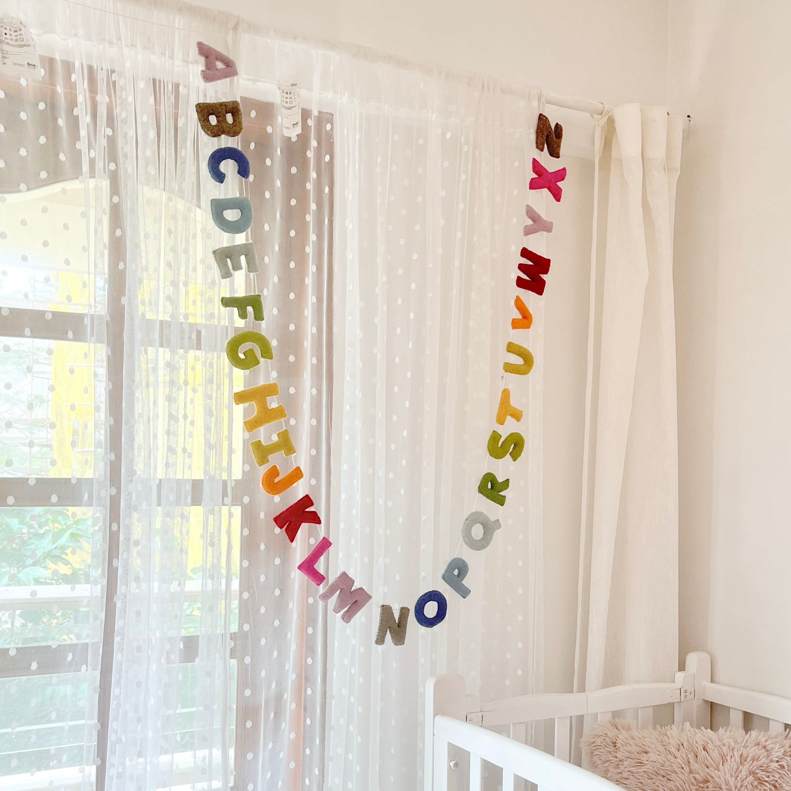 Rainbow A Z Garland
