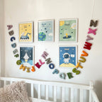 Rainbow A Z Garland