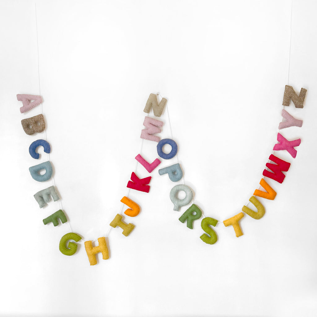 Rainbow A Z Garland