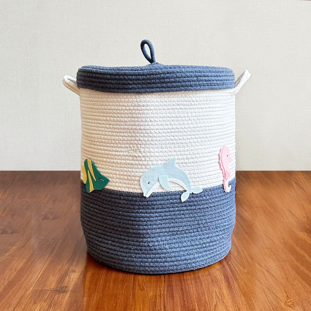 Sea Creatures Storage Basket