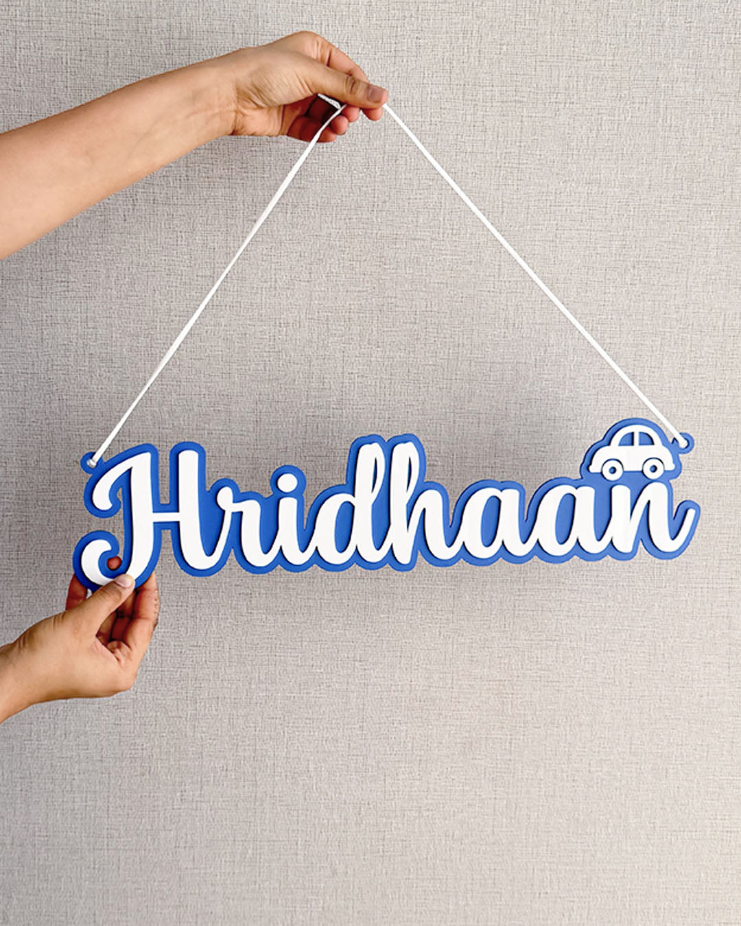 Car Name Plaque