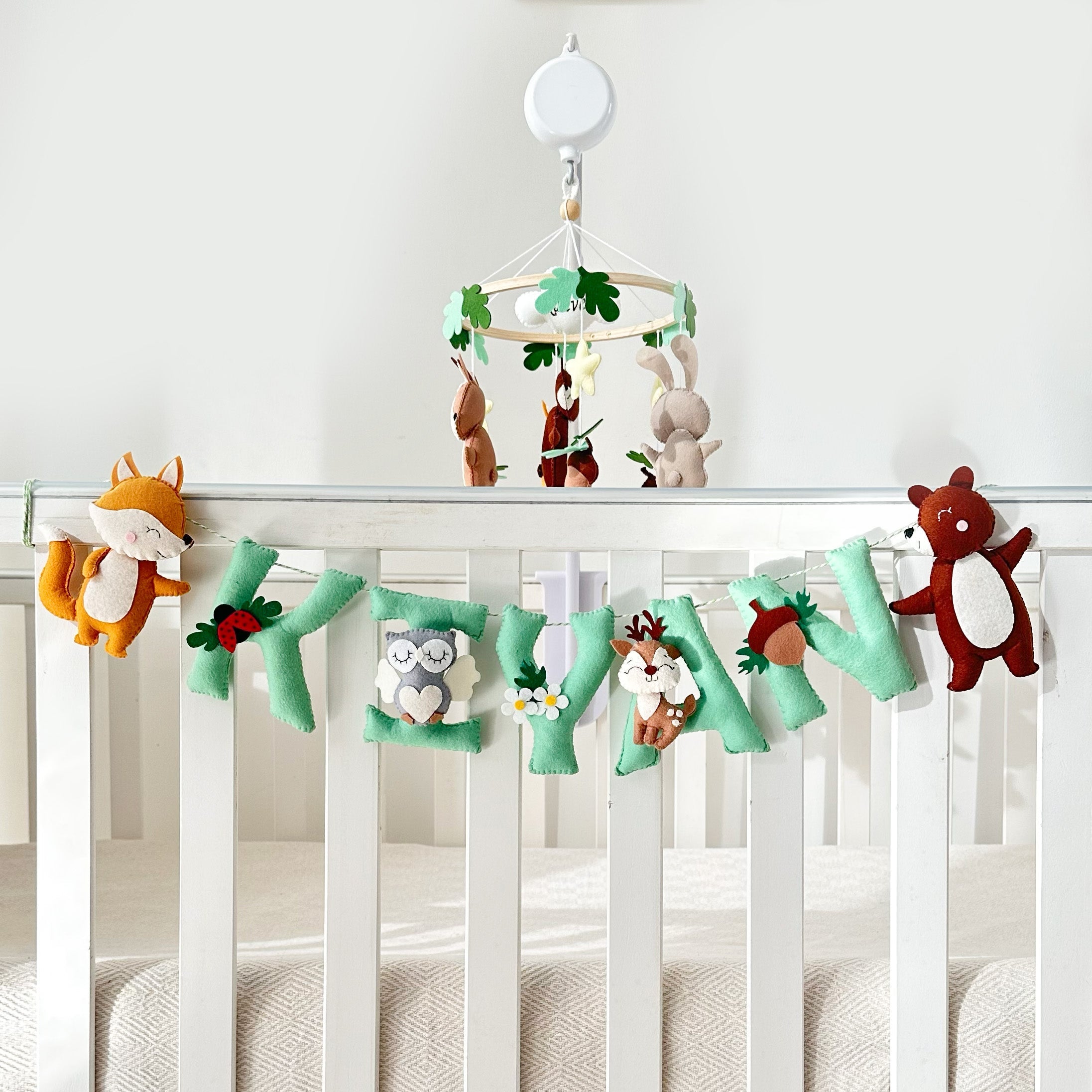 Woodland Adventures Name Hanging