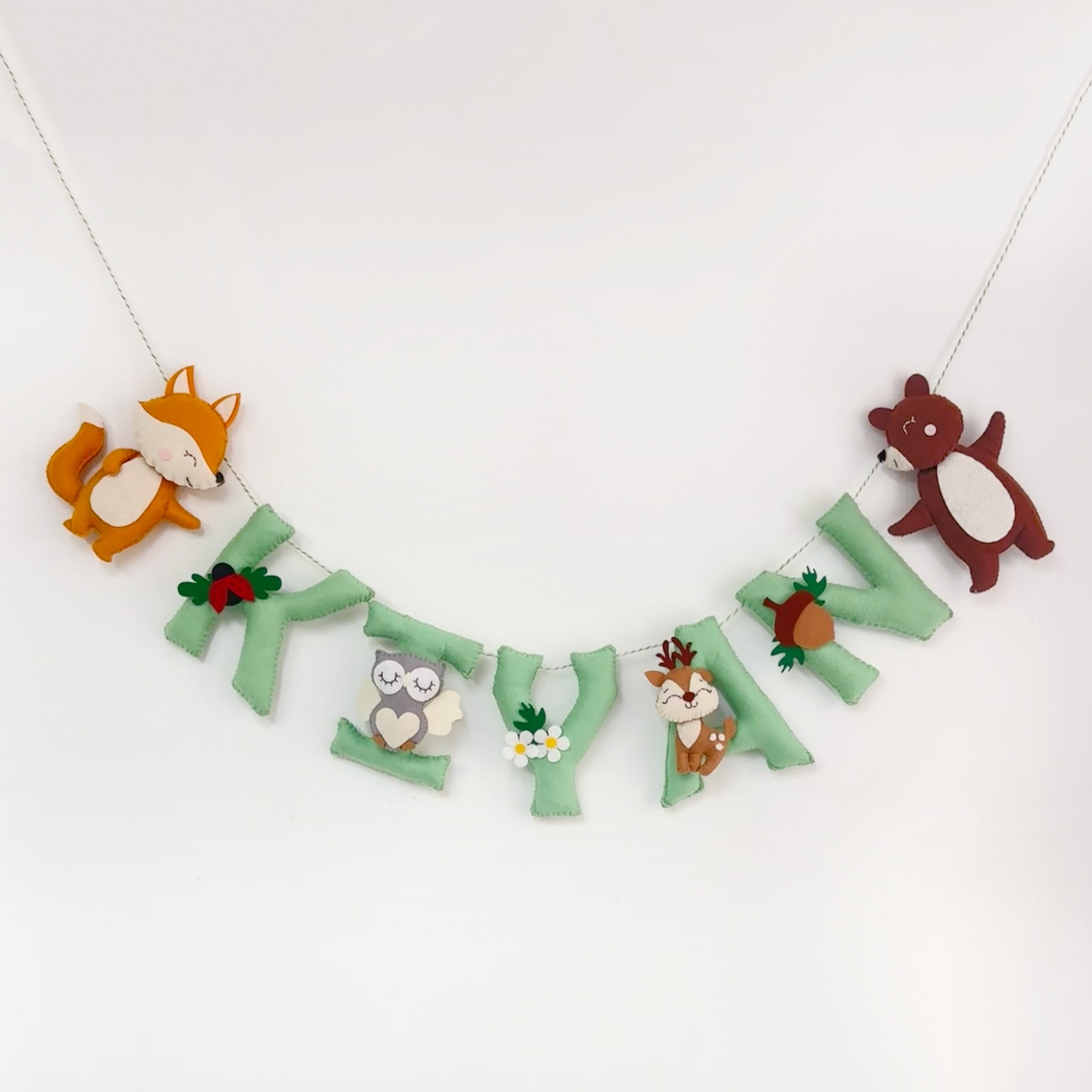 Woodland Adventures Name Hanging