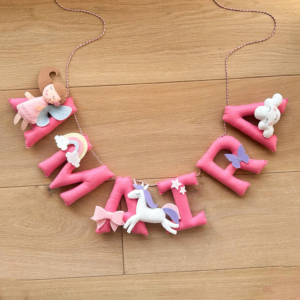 Unicorn Fairy Name Hanging