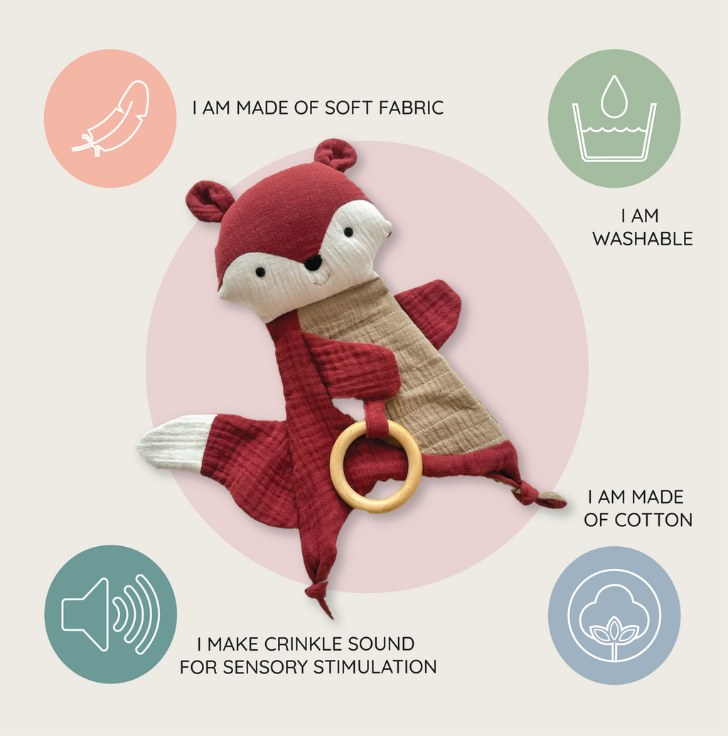 Fox Crinkle Toy